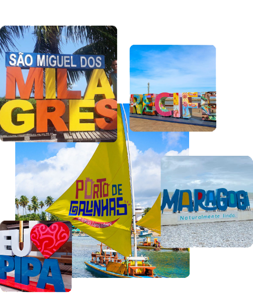 Explore as maravilhas do litoral de Alagoas ao nosso lado